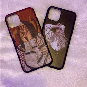 2 pack// Billie eilish iPhone 11 Pro phone cases.